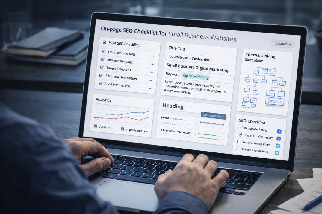 On-Page SEO Checklist for Small Business Websites
